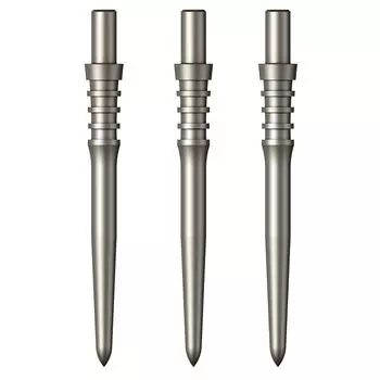 MISSION DARTS Mission Darts Sniper Points Silver 28mm Darts Steel Point -Titan Pro- серебряный