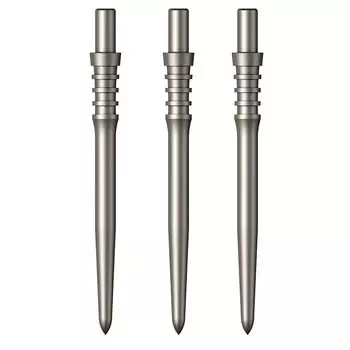 MISSION DARTS Mission Darts Sniper Points Silver 32mm Darts Steel Point - Titan Pro- серебряный
