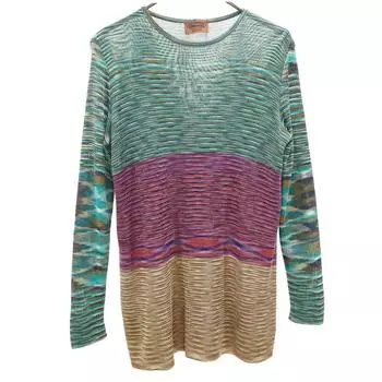 Missoni сделано в Италии Комбинезон ручка Длинный рукав трикотаж 40 зеленый Женский Б/у