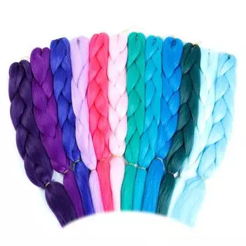 Missqueen длинные синтетические Jumbo плетение волос крючком наращивание волос косы прическа