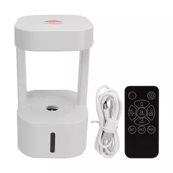 Mist Humidifiers Household Plug In Quiet 580ml Anti Gravity Water Droplets Air Humidifier for