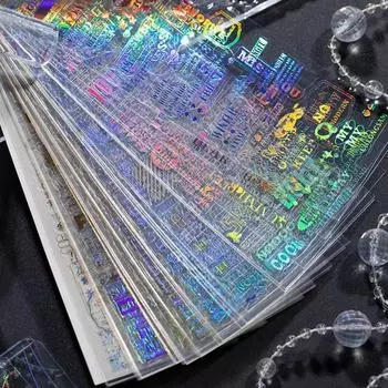 Мистер. Бумага Starlight Theme Kawaii наклейки книга INS лазерный справочник декоративный материал наклейки канцелярские принадлежности 42 шт./книга