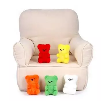 Мистер. Подарочный набор игрушек-кукол Dang Bear Jelly Dog Sounding, 5 предметов, 1 упаковка, 1 комплект