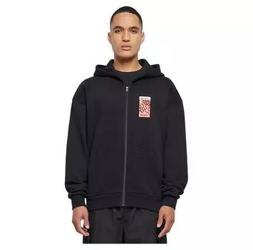 Mister Tee Puffer Peace Heavy Oversize full zip свитшот L