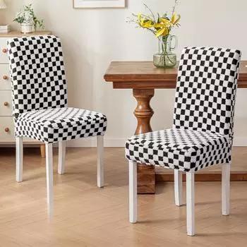 Мистический современный простой чехол на стул для столовой, спальни, дома, обеденный чехол на стул, эластичный чехол на стул, удобный чехол из хлопковой шерсти, полусекционный чехол на стул 35*38cm