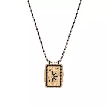 Мистическое ожерелье-талисман Таро, модное ожерелье-амулет с картой Таро, универсальная шейная цепочка, дополнение к любому гардеробу 1