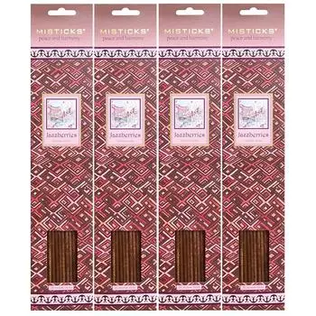 Misticks Jazzberreis Incense 20 pieces x 4 packs