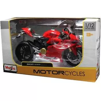 Мисто 1:12 модель мотоцикла Ducati Panigale, литая под давлением 1199, красный, популярные корейские игрушки, популярные корейские игрушки