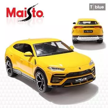 Мисто 1:24 Lamborghini Urus Желтая модель автомобиля, корейский автомобиль acc