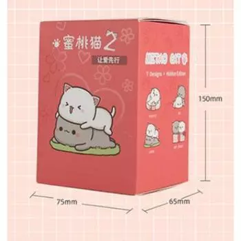 Mitao Cat 2 сезона Lucky Cat дешевый милый кот слепая коробка игрушки слепая сумка мультяшная фигурка кукла дома Deroc античная латунь