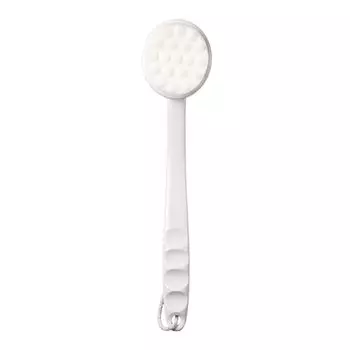 mitas Body Brush Back White Back Brush Long Long Brush Body Brush Bamboo Reaches Back Arms Legs Legs Fluffy Stylish Natural Body Sponge Bath Beauty
