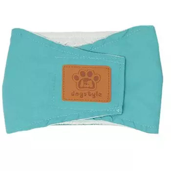mitas Manners Belt для маленьких средних маленьких средних домашних животных мужского пола Manners Prevents Elderly Nursing Senior Get Manners Manners Dog Dog Небесно-голубой размер M Собаки,