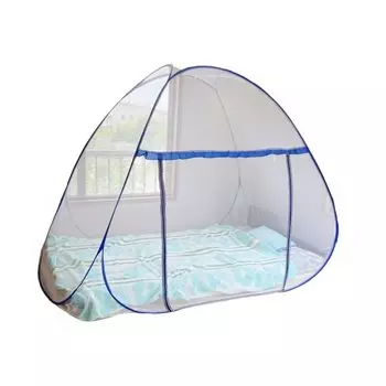 Mitas Палатка-москитная сетка Голубой Сахарный поссум Легкая установка Сетка снизу Москиты Вредители Сороконожки Многоножки Клопы-вонючки Предотвращение Насекомые Репеллент от насекомых синий