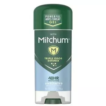 Mitchum Men Advanced Control антиперспирант и дезодорант гель без запаха 3,4 унции, 3 шт.