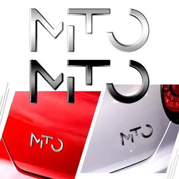 MITO Logo 3D Metal Badge Decal Car Body Rear Багажник Emblem Наклейка Украшение Для GTA VELOCE ABS 159 4C Brera Spider