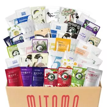 MITOMO Pack 300 Lucky Bags Beauty Festival Pack Сделано в Японии 300 Интенсивно увлажняющих Lucky Bags Mask Pack Увлажнение вашей кожи Увлажняющая маска