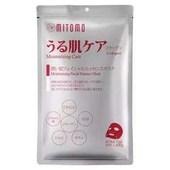 MITOMO Сделано в Японии Uruhada Care Beauty Sheet Care Увлажняющая маска для лица Маска/36 шт/Эссенция/Кожа [MTSA00101-E-1]