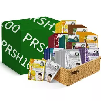 MITOMO SKINCARE Счастливый мешок 9 100 индивидуально упакованных наборов, выбранных из всех типов продуктов, штук, увлажняющий, увлажняющий, [PRSH0100A]