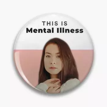 Mitski, настраиваемая мягкая пуговица, забавный мультяшный значок на лацкане, значок на шляпе любовника, ювелирные изделия, милая металлическая декоративная брошь, креативная женская брошь