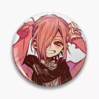 Mitsuba Sousuke, унитаз Hanako Ku, персонализируемая мягкая пуговица, булавка, ювелирное изделие, металлический воротник с героями мультфильмов, милый значок, креативный любовник