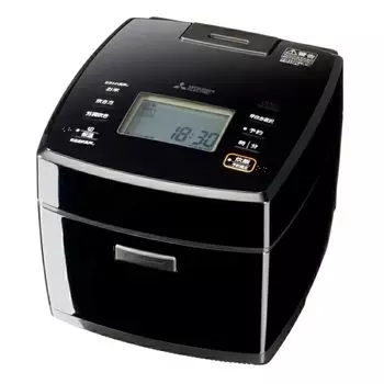 Mitsubishi Electric Jar Rice Double Bincho Charcoal Fierce Charcoal Continuous, который подчеркивает вкус риса Плита, Пальто, Плита, ``Запатентованная