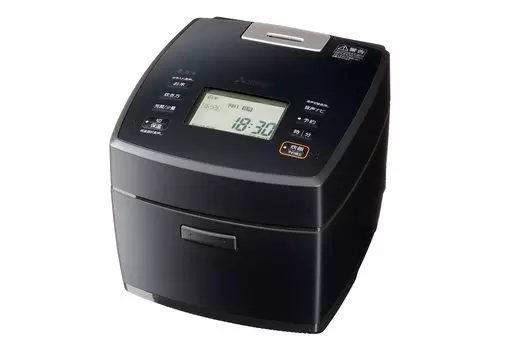 Mitsubishi Electric Rice IH Made in Genuine Charcoal Pot Freezing Rich Cooking Charcoal Jet Black Cooker, 5,5 чашек, тип, Япония, (Структура Камадо),