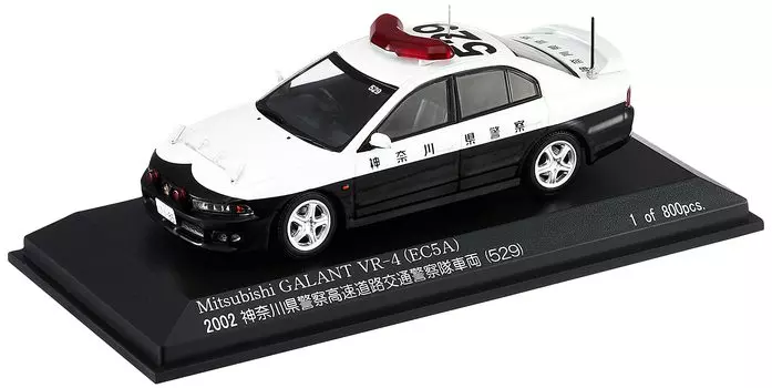 Mitsubishi Galant 2002 года выпуска, полицейская машина скоростной автомагистрали префектуры Канагава, готовый продукт RAI S 1/43 VR-4 (EC5A) (529)