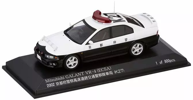 Mitsubishi Galant 2002 Киотская префектурная полиция, дорожная полиция, готовый продукт H7430207 RAI S 1/43 VR-4 (EC5A) (К27)