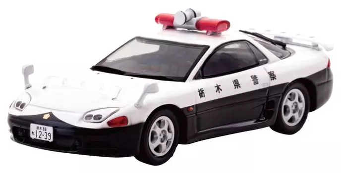 Mitsubishi GTO Twin Turbo 1994 года выпуска, автомобиль дорожной полиции префектуры Тотиги, готовый продукт H7439402 RAI S 1/43 (Z16A)