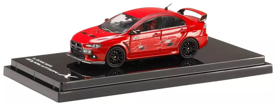 Mitsubishi Lancer Evolution 10 Ralliart Красный металлик 1/64