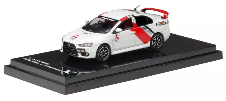 Mitsubishi LANCER EVOLUTION X RALLIART ЦВЕТ 1/64 (WHITE)
