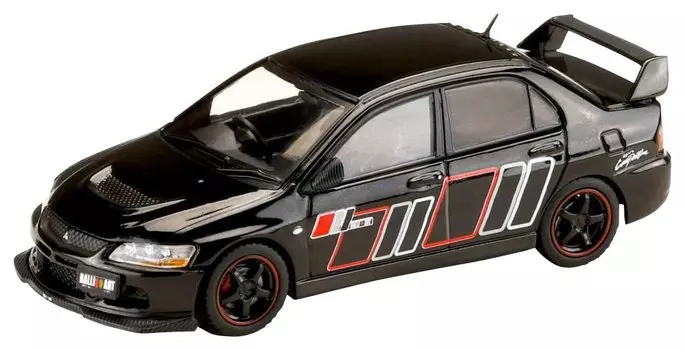 Mitsubishi Lancer GSR EVOLUTION 9 RALLIART Black Mica 1/64