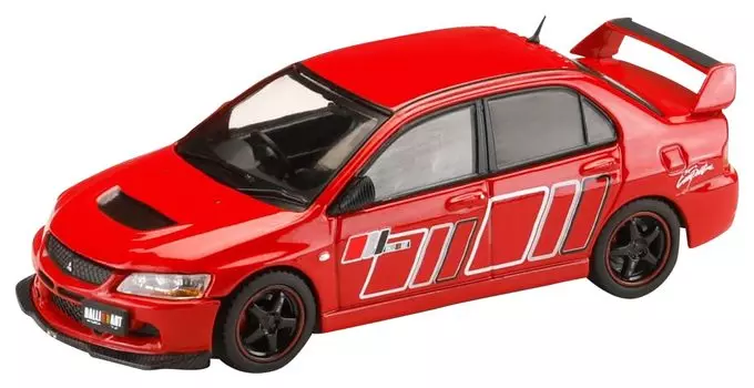 Mitsubishi Lancer GSR EVOLUTION 9 RALLIART Red Solid 1/64