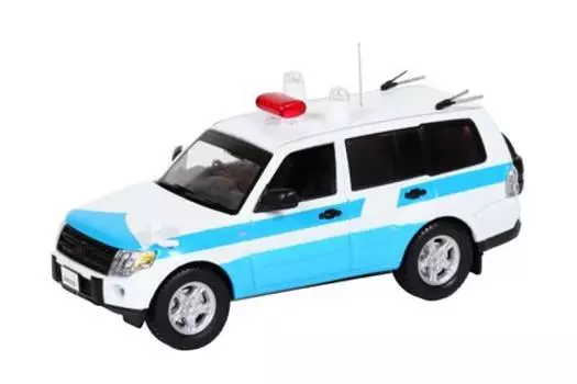 Mitsubishi Pajero 2009 Полицейский департамент безопасности, автомобиль для ликвидации последствий стихийных бедствий, готовый продукт RAI S 1/43