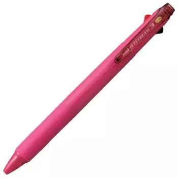 Mitsubishi Pencil 3 Color Ballpoint Pen Jet Stream Rose Pink Easy to Write 0.38 SXE340038.66