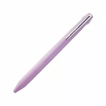 Mitsubishi Pencil 3 Color Ballpoint Pen Jet Stream Slim Compact Lavender Easy to Write 0.38 SXE3JSS38.34