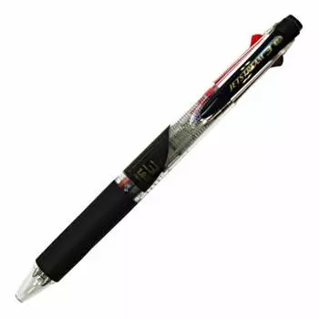 Mitsubishi Pencil 3 Color Ballpoint Pen Jetstream 1.0 Transparent Easy to Write SXE3400101P.T
