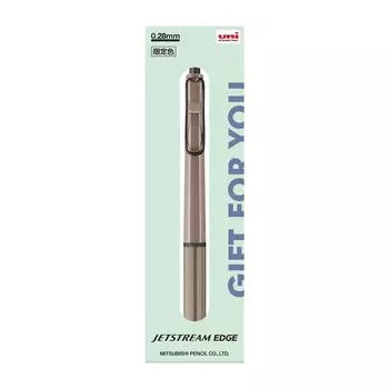 Mitsubishi Pencil Ballpoint Pen Jet Stream Edge Limited Gift Package Brown SXN100328B22 Oil-Based 0.28