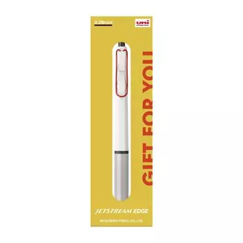 Mitsubishi Pencil Ballpoint Pen Jet Stream Edge Limited Gift Package White Red SXN100328W152 Oil-Based 0.28