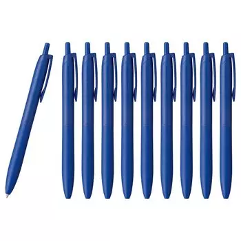 Mitsubishi Pencil Ballpoint Pen Jet Stream Light Touch Ink 10 Pens Blue 10P Oil-based 0.5 SXNLS05.33