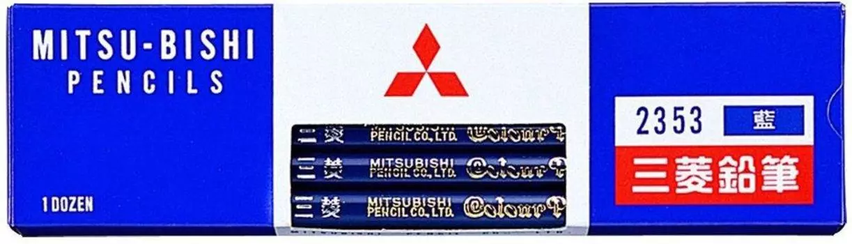 Mitsubishi Pencil Colored Pencil 2353 Indigo 1 Dozen K2353