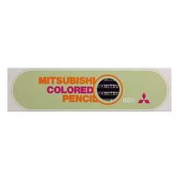 Mitsubishi Pencil Colored Pencil 880 Single Color Elementary School Student Blue 1 Dozen K880.10