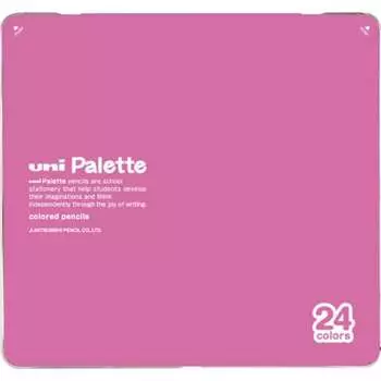 Mitsubishi Pencil Colored Pencil 880 Uni Palette Elementary School Pink 24 Colors K88024CPLT.13