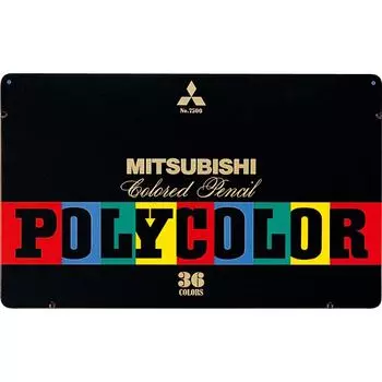 Mitsubishi Pencil Colored Pencil Polycolor 36 colors K750036C No.7500