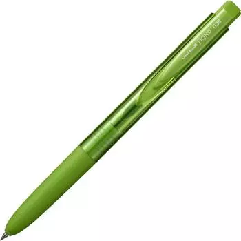 Mitsubishi Pencil Gel Ballpoint Pen Signo RT1 Lime Green 10 pieces 0.38 UMN15538.5