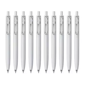 Mitsubishi Pencil Gel Ink Ballpoint Pen One F Solid Purchase Uni-ball 0.38mm (F Gray) UMNSF38F.37 [Bulk 10-Piece Set]