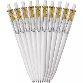 Mitsubishi Pencil Гелевая шариковая ручка Uniball One Gold Ink 10 шт. Hako 10P 0.38 UMNSC38.25 золотой
