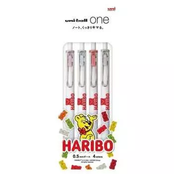 Mitsubishi Pencil HARIBO x uni учебный предмет uni x HARIBO (Uniball One 4-цветный набор)
