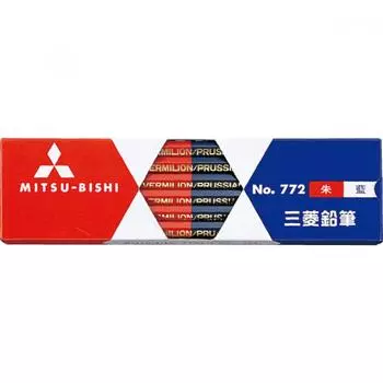 Mitsubishi Pencil Красный 5 56 Квадратная Дюжина