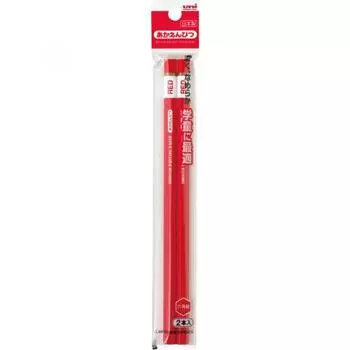 Карандаш Mitsubishi Pencil красный, упаковка 2 шт.